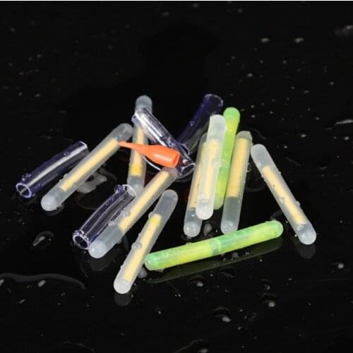 5 Pcs/bag 4.5*40mm Fluorescent Stick Fishing Buoy Fluorescent Light Night Fishing Buoy Fluorescent Stick Light Fishing Float