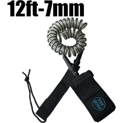 Surf Surfboard Leash 12ft 7mm Coiled Leash New Design Surfboard Leash Surf Leash Yep.surf pranchas de