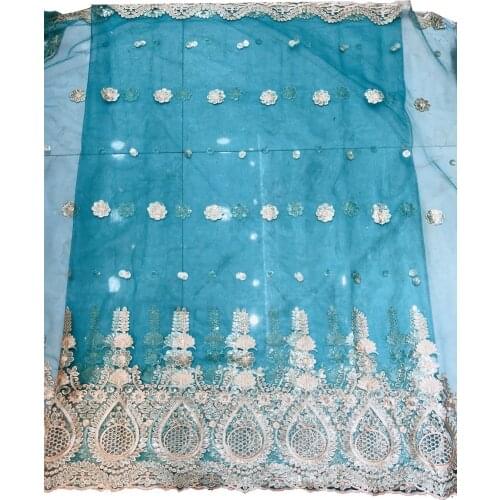 Sequined Embroidered Fabric Wedding Dress Decoration Classic Cheongsam High-grade Fabric Manual DIY Accessories African lace