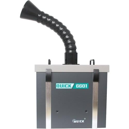 QUICK 6601 Solder smoking apparatus Single Position Smoke Purification System with Adjustable Air Volume directional duct tools