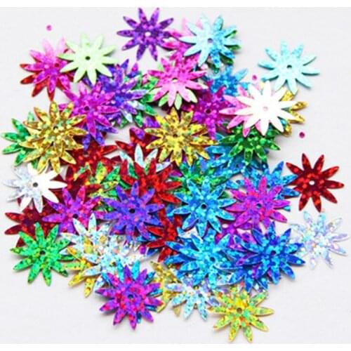 18mm Large Sun Flower Loose Sequin Paillettes Sewing,Wedding Craft,Women Kids DIY Garment Accessory SFF181