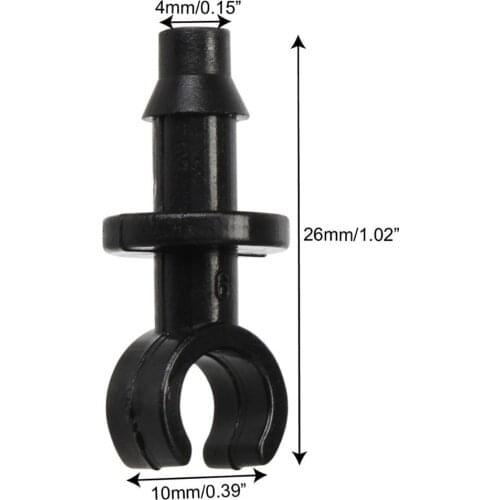 25/50/100PCS 4/7mm Micro Hose End Plug 1/4'' Tubing Pipe Hose Waterstop End Connector with Micro Drip Irrigation Fitting