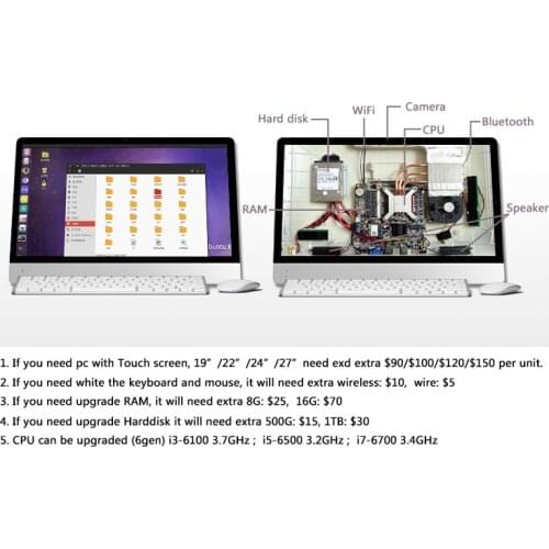 27 inch alle in einem touchscreen-pc touch screen desktop computer Heißer Verkauf 31,5 zoll alle in one touch pc