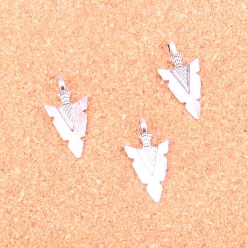 80 pcs Charms indian arrowhead dagger,Antique Making pendant fit,Vintage Tibetan Silver,jewelry DIY bracelet necklace 28*15mm
