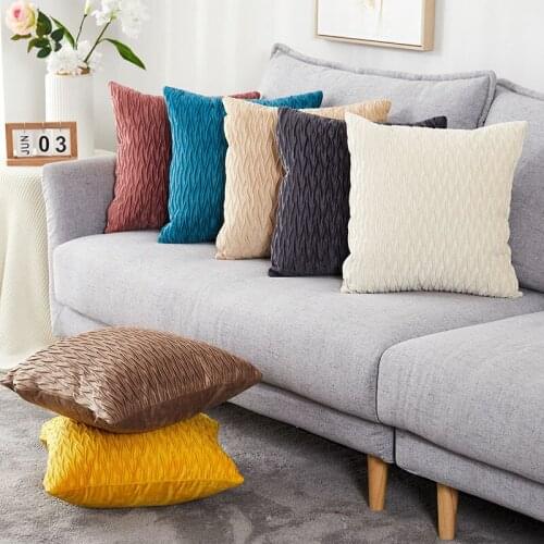 Nordic Style Velvet Scissors Pattern Living Room Sofa Cushion, High-Quality Cushion Cover, Stylish And Simple
