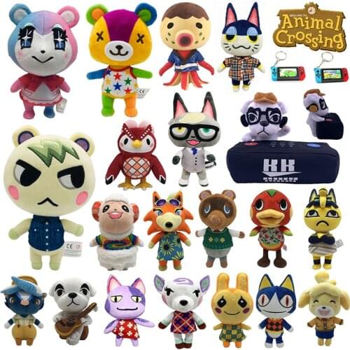 Hot 20cm Animal Crossing Raymond Punchy Celeste Diana Marshal Zuck Plush Toy Cartoon Tom Plush Stuffed Toys Doll Gifts for Kids