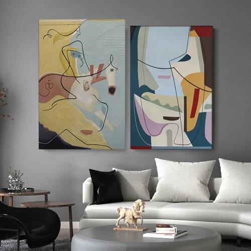Picasso Famous Abstract Painting Line Art Canvas Poster Print Minimalist Wall Art Pictures for Living Room Nordic Home Decor