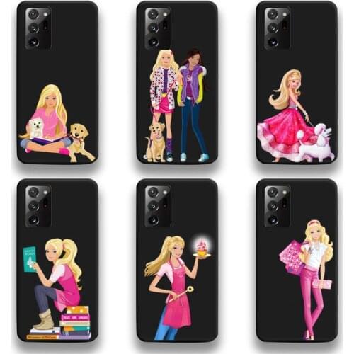 Cute fashion cartoon girl Phone Case For Samsung Galaxy Note20 ultra 7 8 9 10 Plus lite M51 M21 M31 J8 2018 Prime