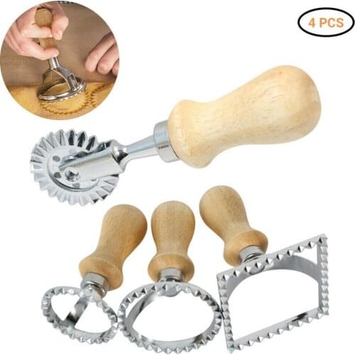 Snack Pastry Dumplings Cake Mould Ravioli Stamp Set Cutting Cake Kitchen Pasta Mould Tools