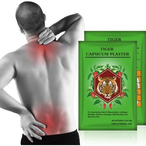 40pcs=10 bags Chinese Natural Herbal Capsicum Plaster Knee Rheumatoid Arthritis Joint Pain Relieving Health Care Body Massage