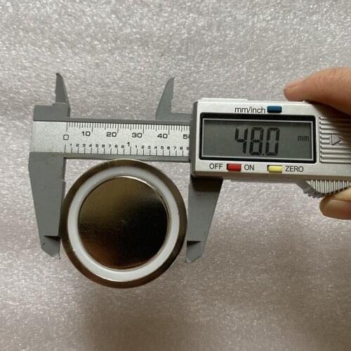 5 Pieces Search Magnet Neodymium Fishing N52 Strong 4000 Gauss D48mm Max 90KG Pulling Strength Deap Sea Salvage Equipments