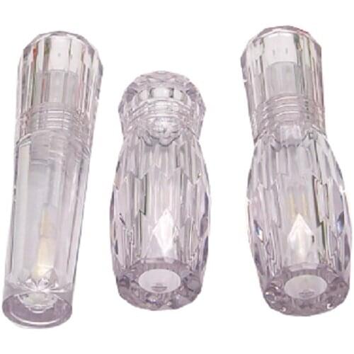 Empty Clear Lip Gloss Tubes Cosmetic Packaging Bottle Plastic Round Lipgloss Bottle Cosmetic Container 10/25 pieces
