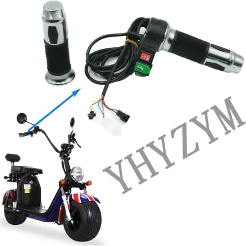 Citycoco Handlebar 60V Universal Three-speed Horn Throttle handle For M2 Citycoco Motorcycle Electric Scooter Accessories