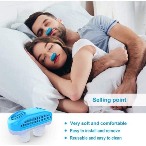 Sleeping Anti Schnarchen Nase Clip Silicone Magnetic Anti Snoring Nose Clips Breathing Stop Snore Apnea Antisnoring Clip Device