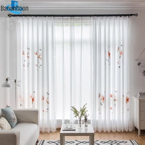 Special Offer Painting Curtains For Living Room Hand Painted Noble Curtain For Bedroom Tulle Voile Sheer Customize Thick Fabric