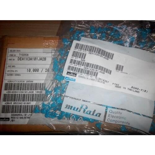 Home furnishings light-emitting diode DEA1X3A101JA2B SL 5% 1KV 101J 100PF 1000V Pin pitch 5 mm