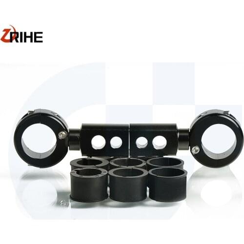 Universal Motorcycle Spotlight Fog Lamp Bracket Lamp Head light Adjustable Mount FOR KAWASAKI SUZUKI HONDA YAMAHA DUCATI BMW