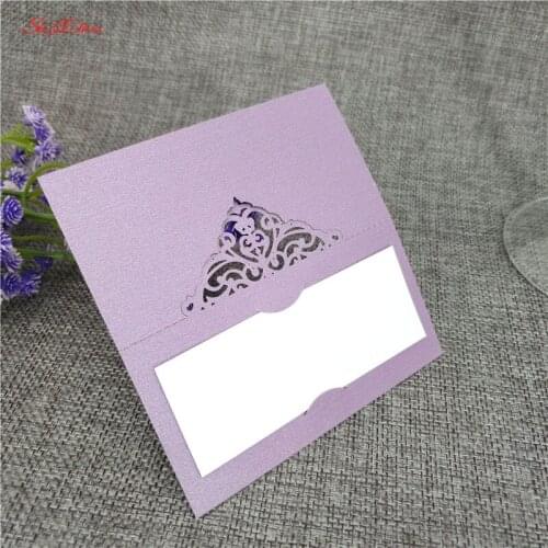 10pcs Laser Cut Seat Card Table Name Business Card Card palce Card Wedding Table Party Birthday Supplies 7ZSH873