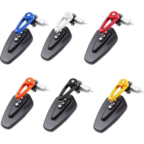 2Pcs 7/8" Universal Motorcycle Rear View Wing Handle Bar End Mirrors For Yamaha MT07 MT09 For Honda For Kawasaki For Ducati