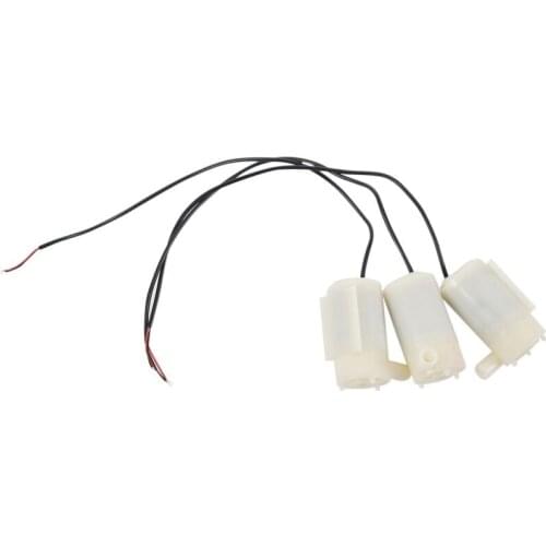 3pcs DC 3V small water pump horizontal small submersible pump DC3W fountain vertical mini 4.5V 5V 6V available