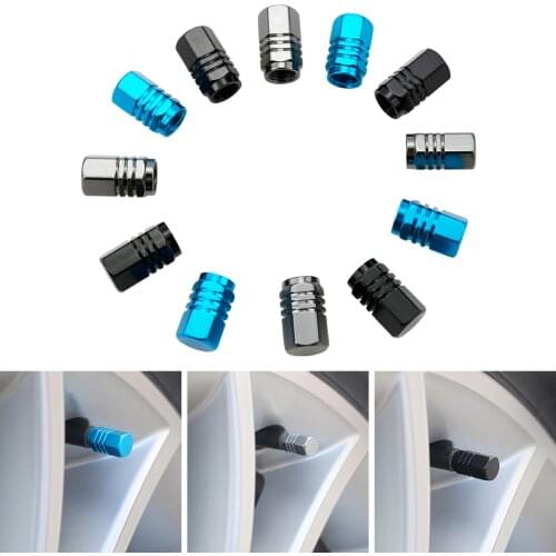4PCS Aluminum Tire Wheel Rims Stem Air Valve Caps Tyre Cover Car Tire Stem Bolt-in Aluminum Theft Proof Valve Caps