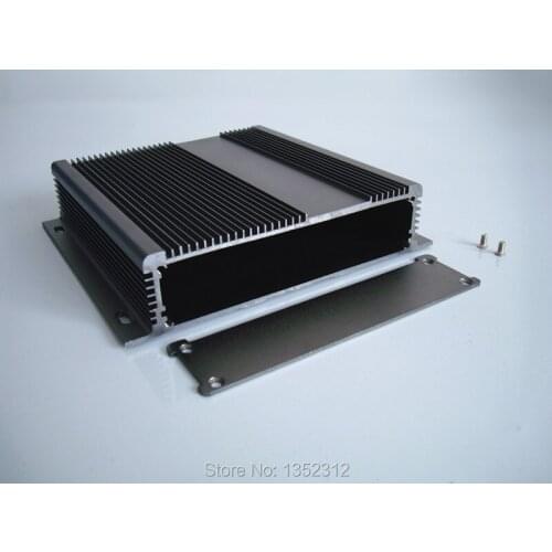 One piece 142*31*130mm wall-mounted aluminum box for electronic project power amplifier case housing DIY junction control box