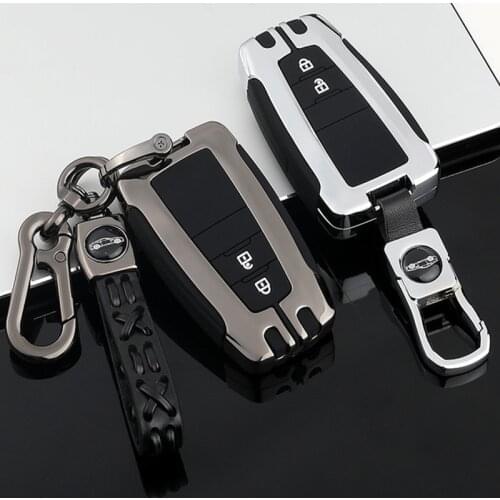 Galvanized Alloy 2020 Car Key Cover Case Accessories Keychain Protect For Toyota Prius Camry Corolla C-HR CHR RAV4 Prado 2018