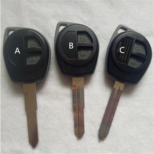 DAKATU FOR Suzuki Grand Vitara Swift Ignis SX4 Liana Alto Replacement 2 Button Remote Key Shell Case Blank Fob