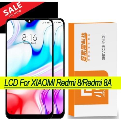 Original 6.22'' IPS Display with frame for Xiaomi Redmi 8A LCD Touch Screen Digitizer Assembly for Xiaomi Redmi 8 Repair Parts