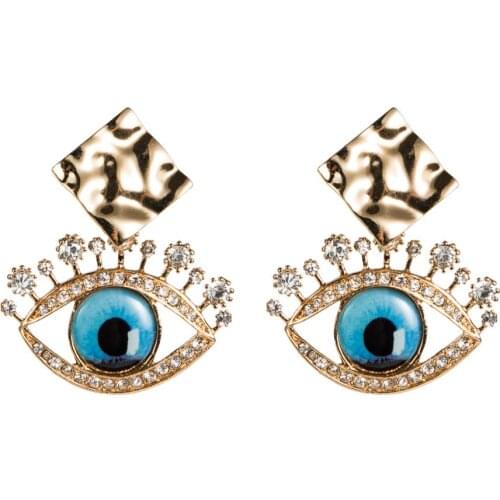 Women Acrylic Eye Drop Earrings AM0896