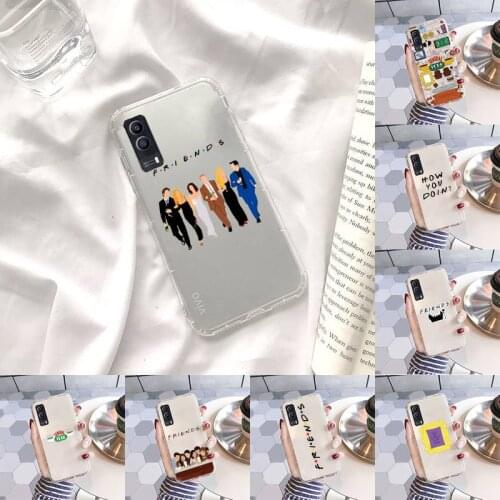 Friends TV Phone Case Transparent For VIVO S 9 7 6 IQOO NEO 7 5 3 Z3 Z1 X E pro Soft TPU Clear Mobile bags