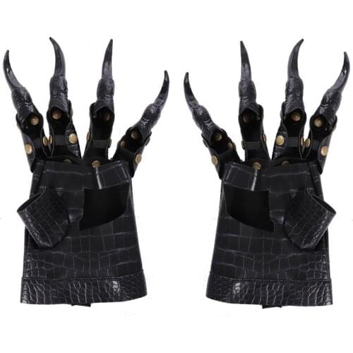 Gothic Dark Halloween Carnival Ball Props Accessories Cosplay Dress Up Gloves Dragon Claw Vampire