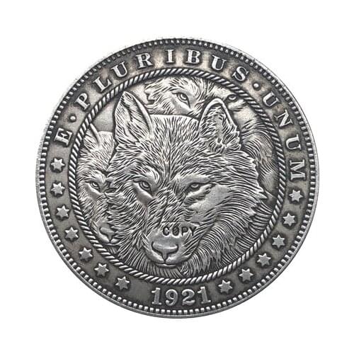 Hobo Nickel 1921-D USA Morgan Dollar COIN COPY Type 119