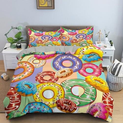 Guitar Doughnut Bedding Set Duvet Cover Quilt Cover Queen King Comforter Cover Bedding Home Textile