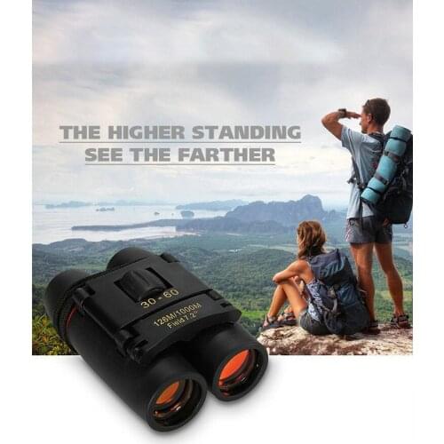 Powerful Binoculars Professional Mini Portable Telescope 30X60 FMC Multilayer Coating Optical Lens Outdoor Camping 1000m HD