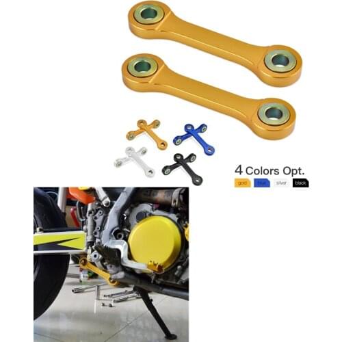 NICECNC Motorcycle Linkage Lowering Link Kit for Suzuki DRZ400 Kawasaki KLX400 2000-2019 Suzuki DRZ400 2000-2019