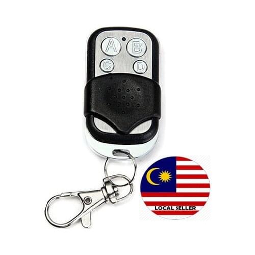 DIFODA4 Button Programmable 433 / 330 / 315 Mhz Remote Control - Metal