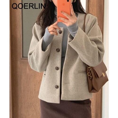 Женские пиджаки QoerliN China At AliExpress