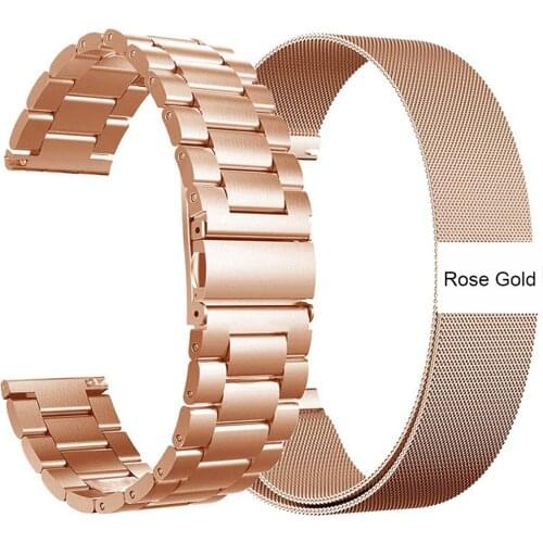 20MM Stainless Steel Strap For Huawei Watch GT 2 42MM Smart Watch Band Bracelet For Honor Magic 2 42MM Honor ES Wristband Correa