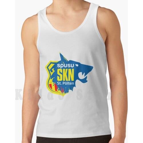 Skn St Polten Logo Tank Tops Vest Sleeveless Skn St Polten Austrian Football Soccer Fu ? Ball Sports Sport