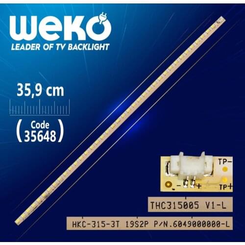 THC315005 V1-L HKC-315-3T 19 S2P P/N.6049000000-L - 35.9 CM 38 LED- (WK-1134)