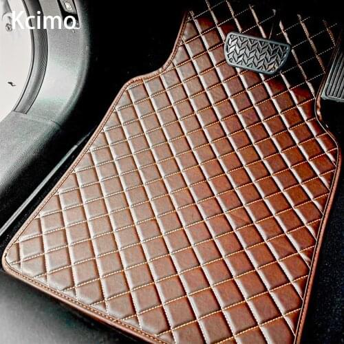 Universal Leather Car Floor Mats Car-Styling Car Interior Accessories Mats Floor Carpet Floor Liner