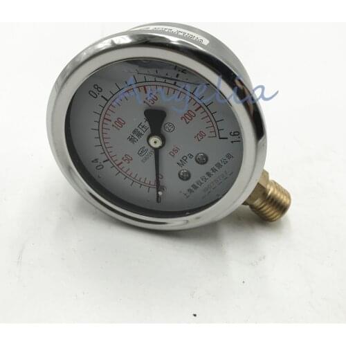 YN60 0-1.6MPa 0-230PSI Pressure Gauge Compressor Manometer Air Oil Pressure Meter