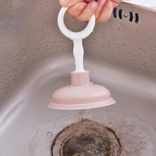 Home Kitchen Sink Pipe Dredger Leather Suction Dredger Sewer Tools Hair Blocking Cleaning Tools Household Pipe Dredge