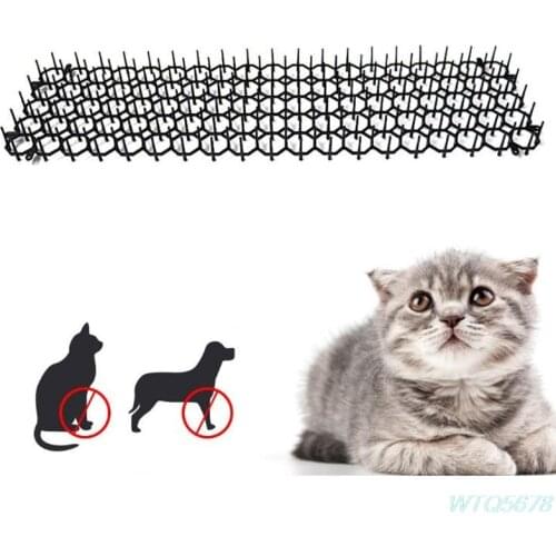 1Pcs 13cmx49cm Garden Prickle Strip Dig Stop Cat Repellent Deterrent Mat
