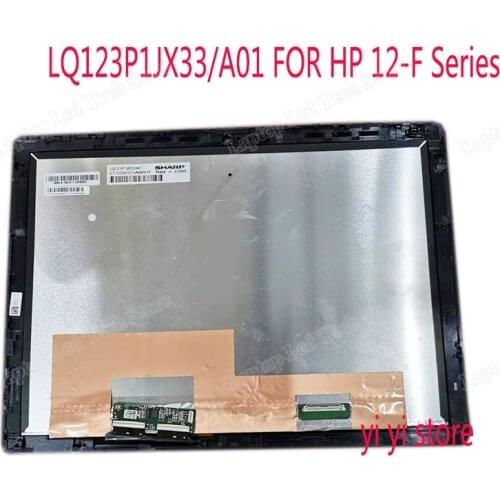 12.3‘’ lcd touch screen assembly for hp evy x2 12-f series 12-f014dx LQ123P1JX33/A01 with touch digitizer