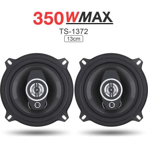 2Pcs 5 Inch 350W Car Coaxial Speakers Auto Audio Music Stereo Full Range Frequency Hifi Speakers Non-destructive Installation