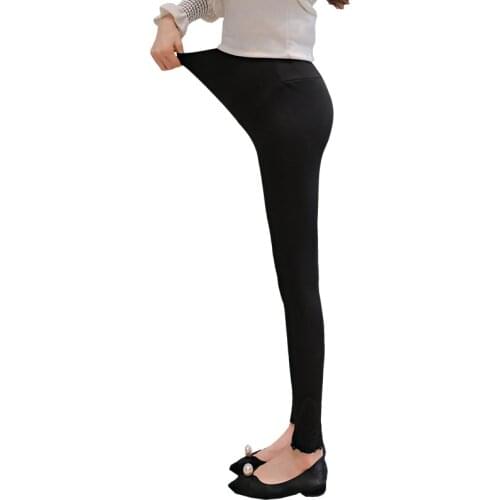 2XL spring and autumn pregnant women leggings stretch pregnant women maternity dress new wild pregnant women feet pants