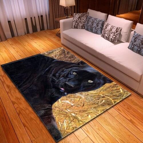 3d Cartoon Child carpets for living room bedroom Area Rugs kids room floor Mats kitchen parlor large tiger lion Home Decor tapis
