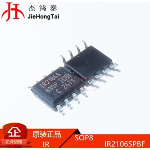 Free shipping IR2106S IR2106STRPBF SOP8 600V 0.35A 10PCS